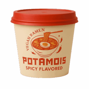 Potamois cup noodles spicy flavored