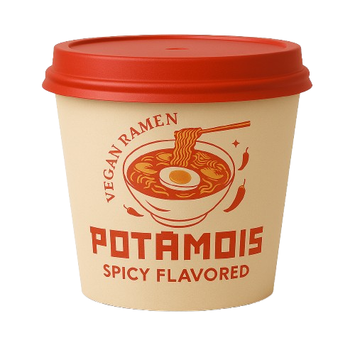 Potamois cup noodles spicy flavored